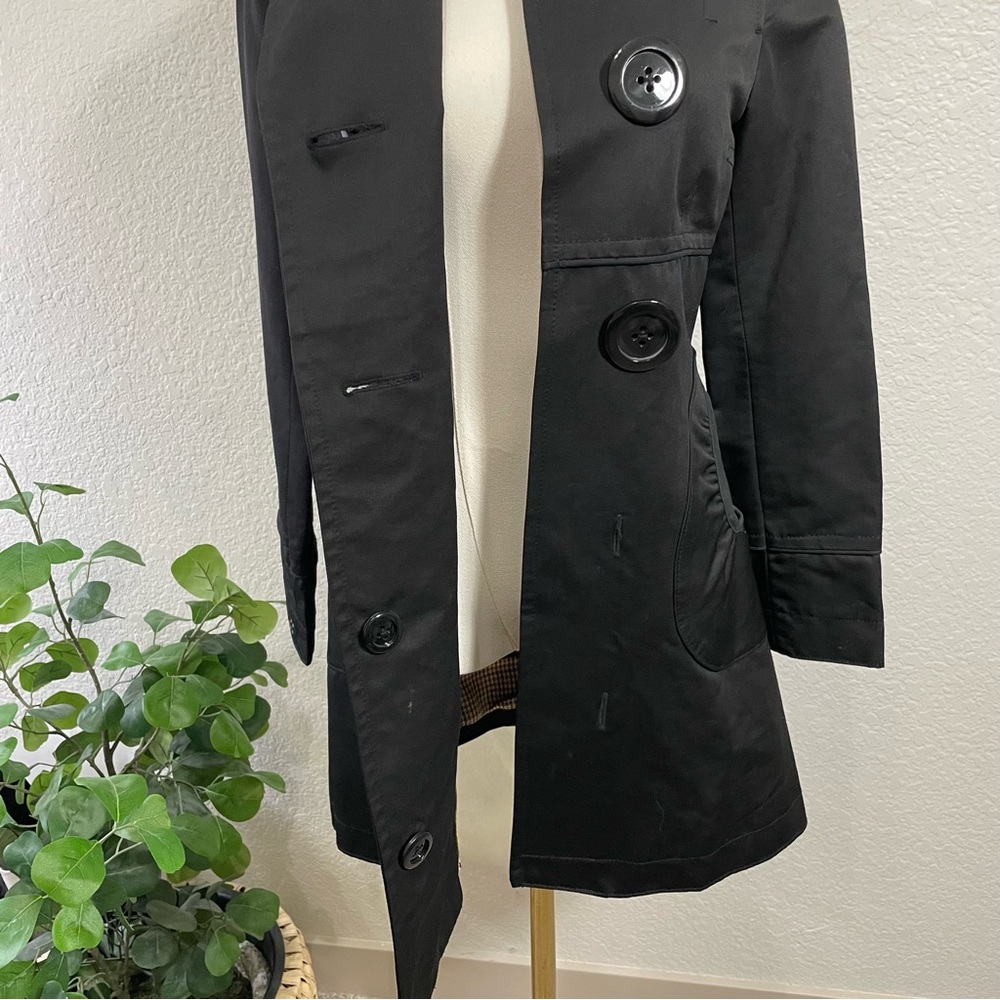 Soia & Kyo Black and Red Houndstooth Lined Coat - Picture 5 of 13